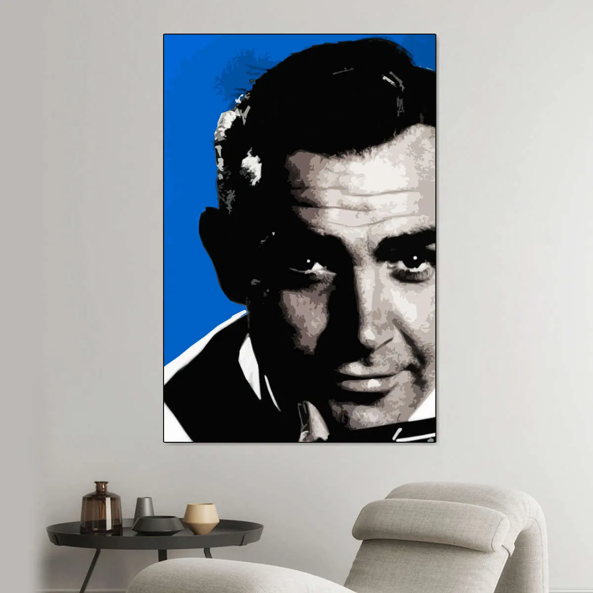 007 Sean Connery Illustration III Wall Art