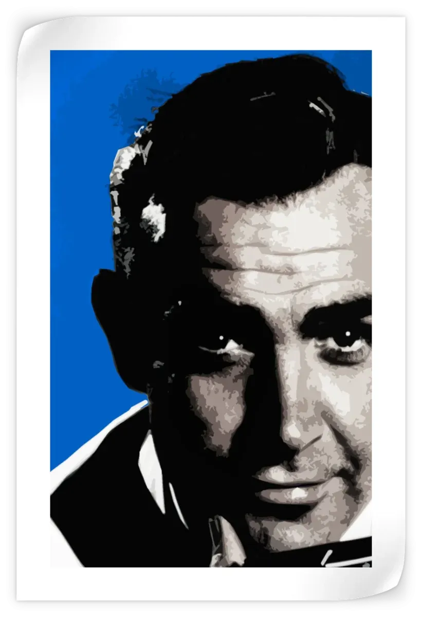 007 Sean Connery Illustration III Wall Art