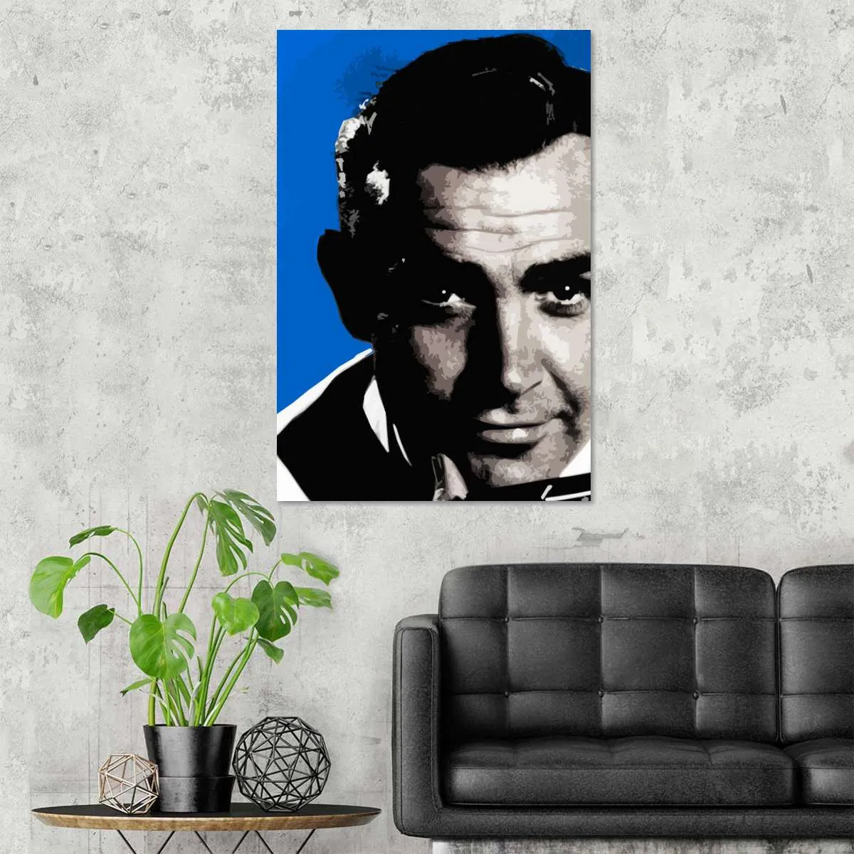 007 Sean Connery Illustration III Wall Art