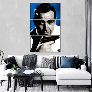 007 Sean Connery Illustration III Wall Art