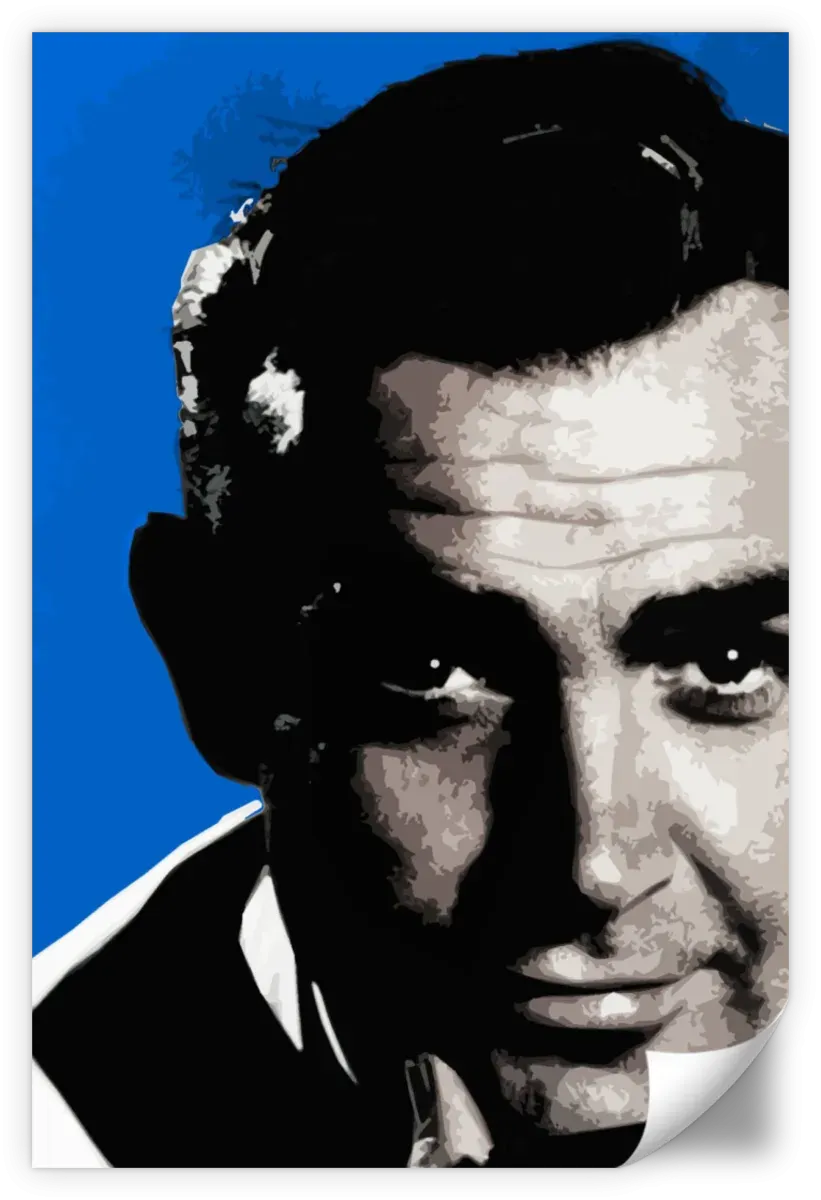007 Sean Connery Illustration III Wall Art