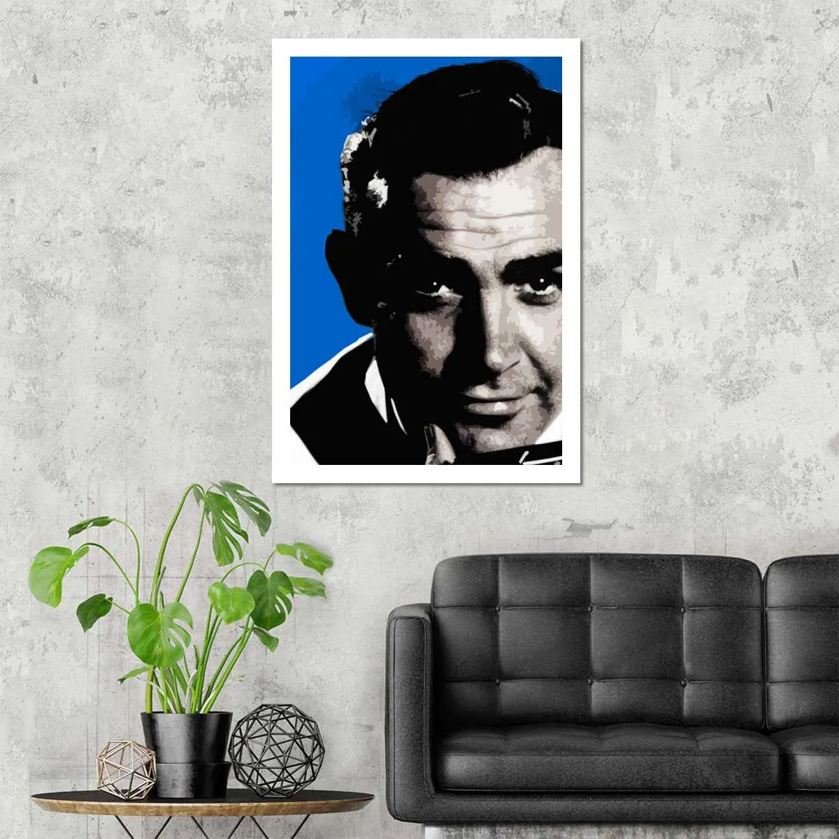007 Sean Connery Illustration III Wall Art