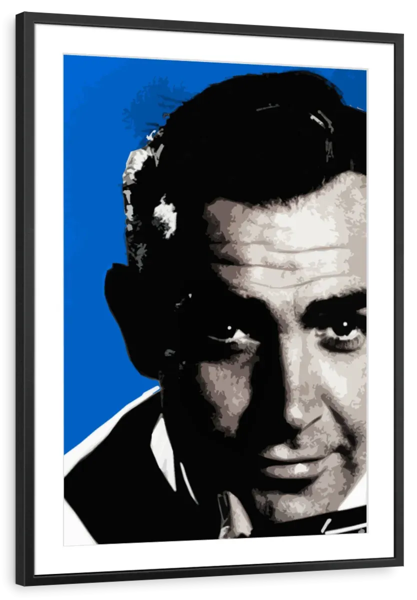 007 Sean Connery Illustration III Wall Art