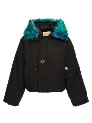 1017 Alyx 9 Sm 'Nylon Logo Parka With Print' Down Jacket
