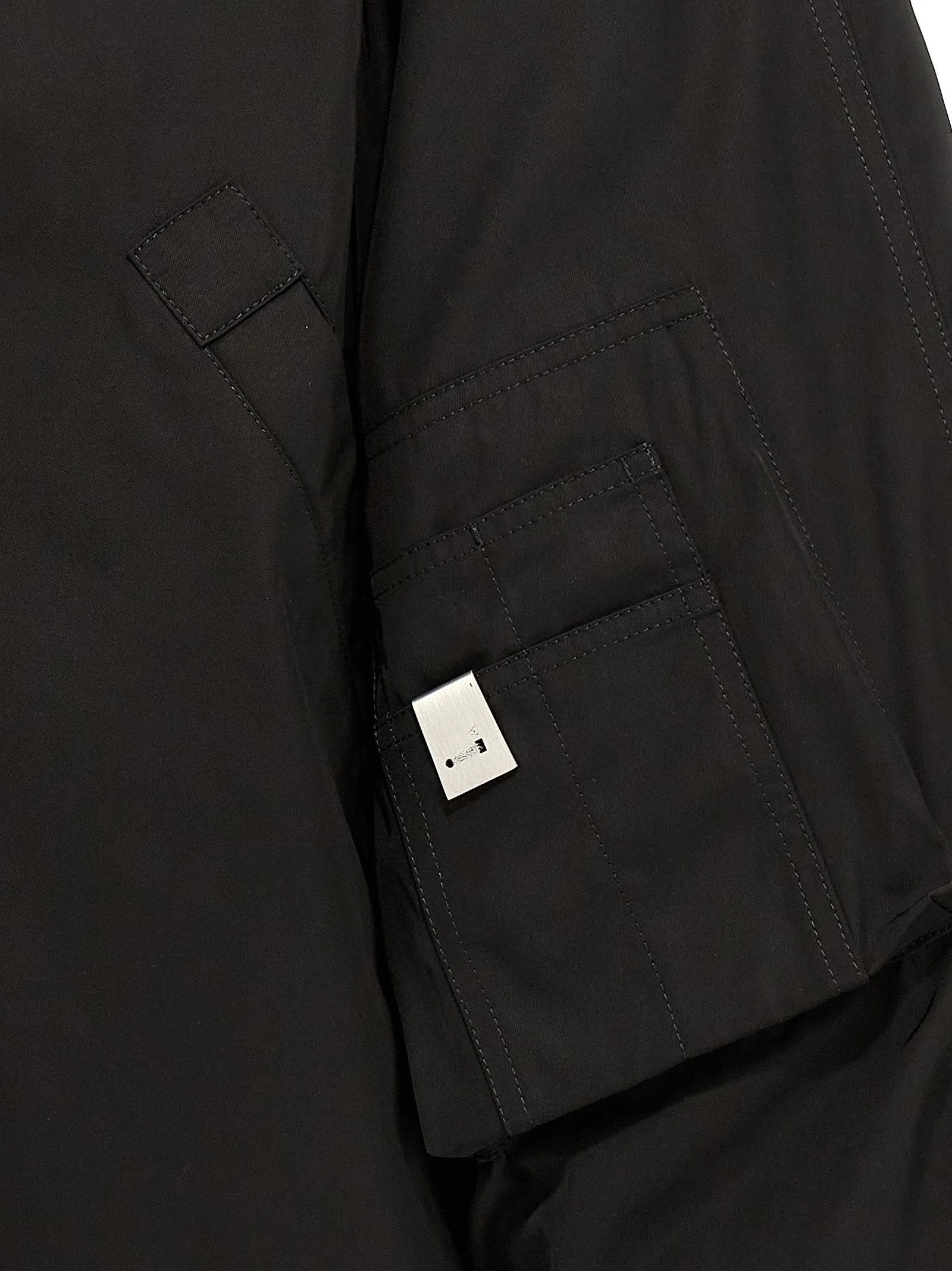 1017 Alyx 9 Sm 'Nylon Logo Parka With Print' Down Jacket