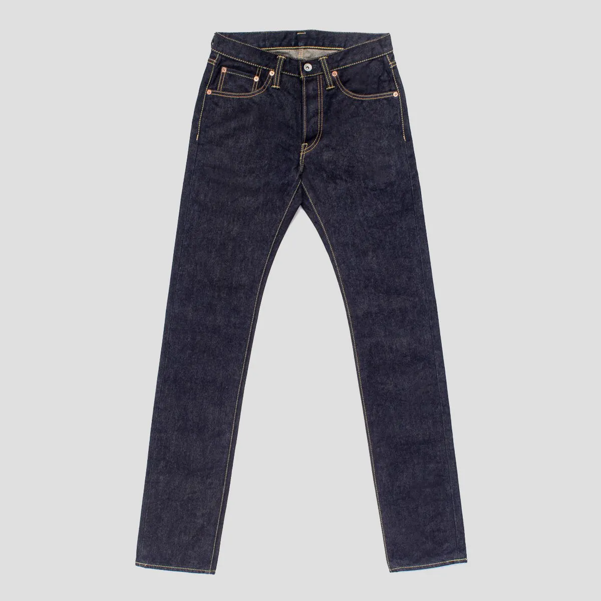 14oz Selvedge Denim Slim Tapered Jeans - Indigo