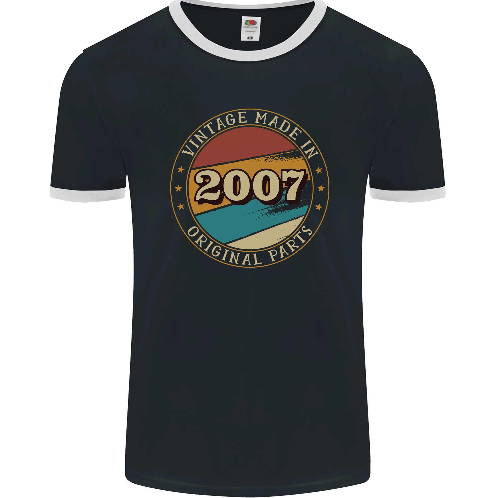 17th Birthday  Vintage Made In 2007 Mens Ringer T-Shirt FotL