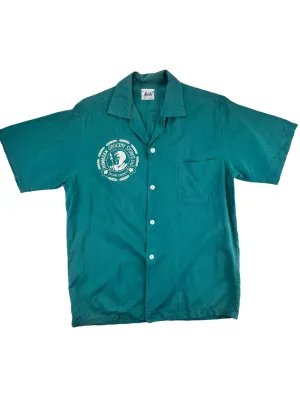 1950s Hale Niu MJB Coffee Hawaiian Grocery Bowling Shirt M