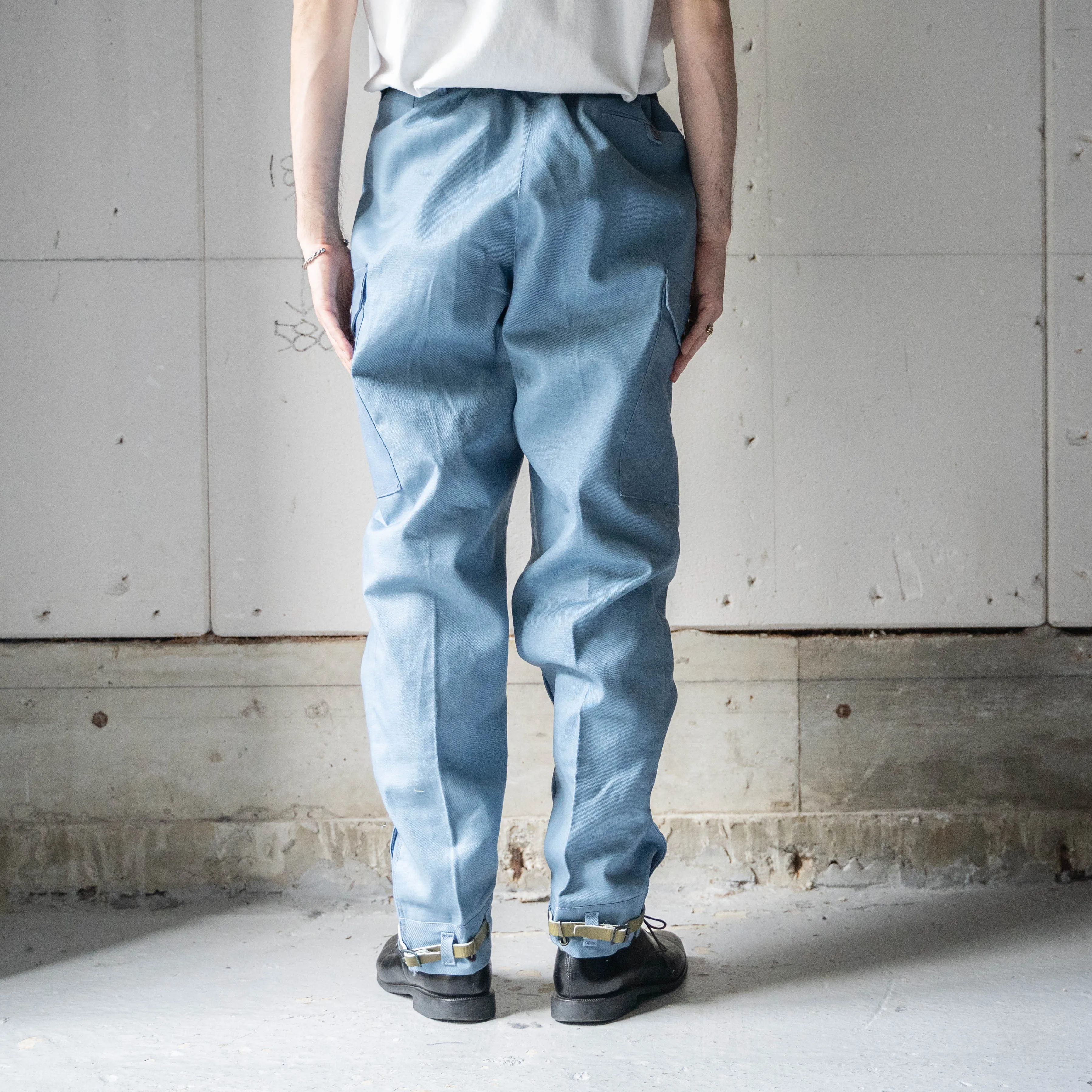 1960-70s Swedish military civilforsvar M59 field pants 'dead stock'