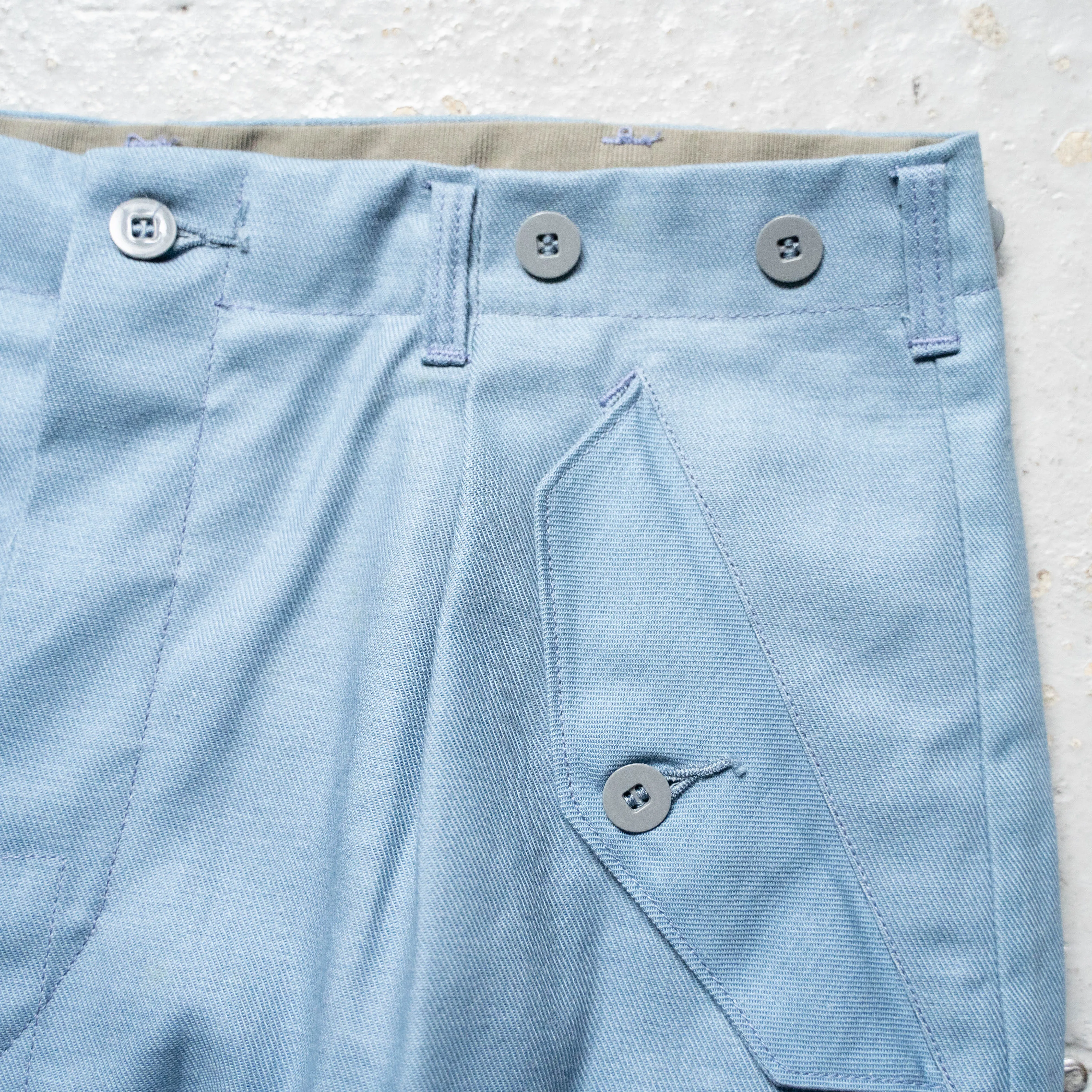 1960-70s Swedish military civilforsvar M59 field pants 'dead stock'