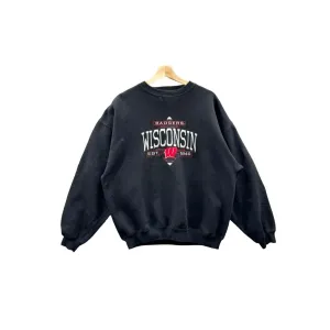 1990's Wisconsin University Badgers Embroidered Crewneck