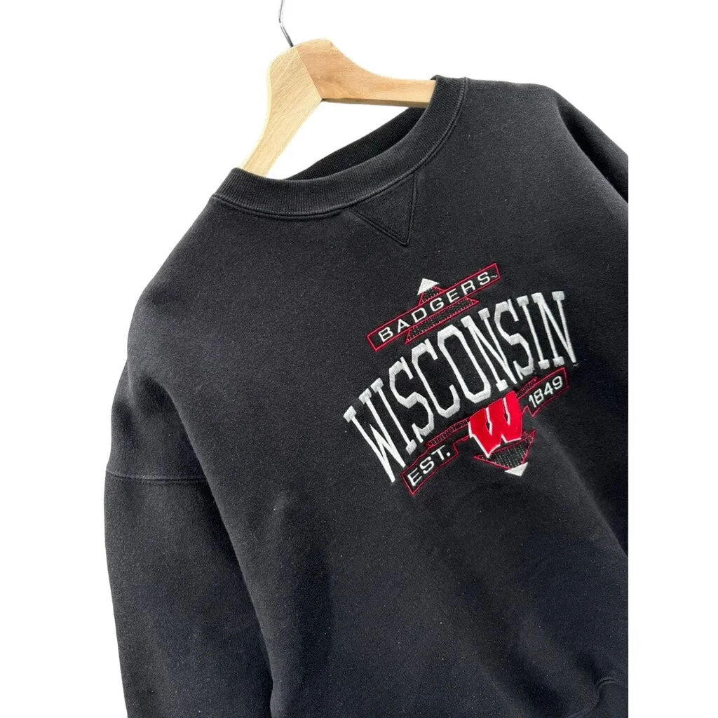 1990's Wisconsin University Badgers Embroidered Crewneck