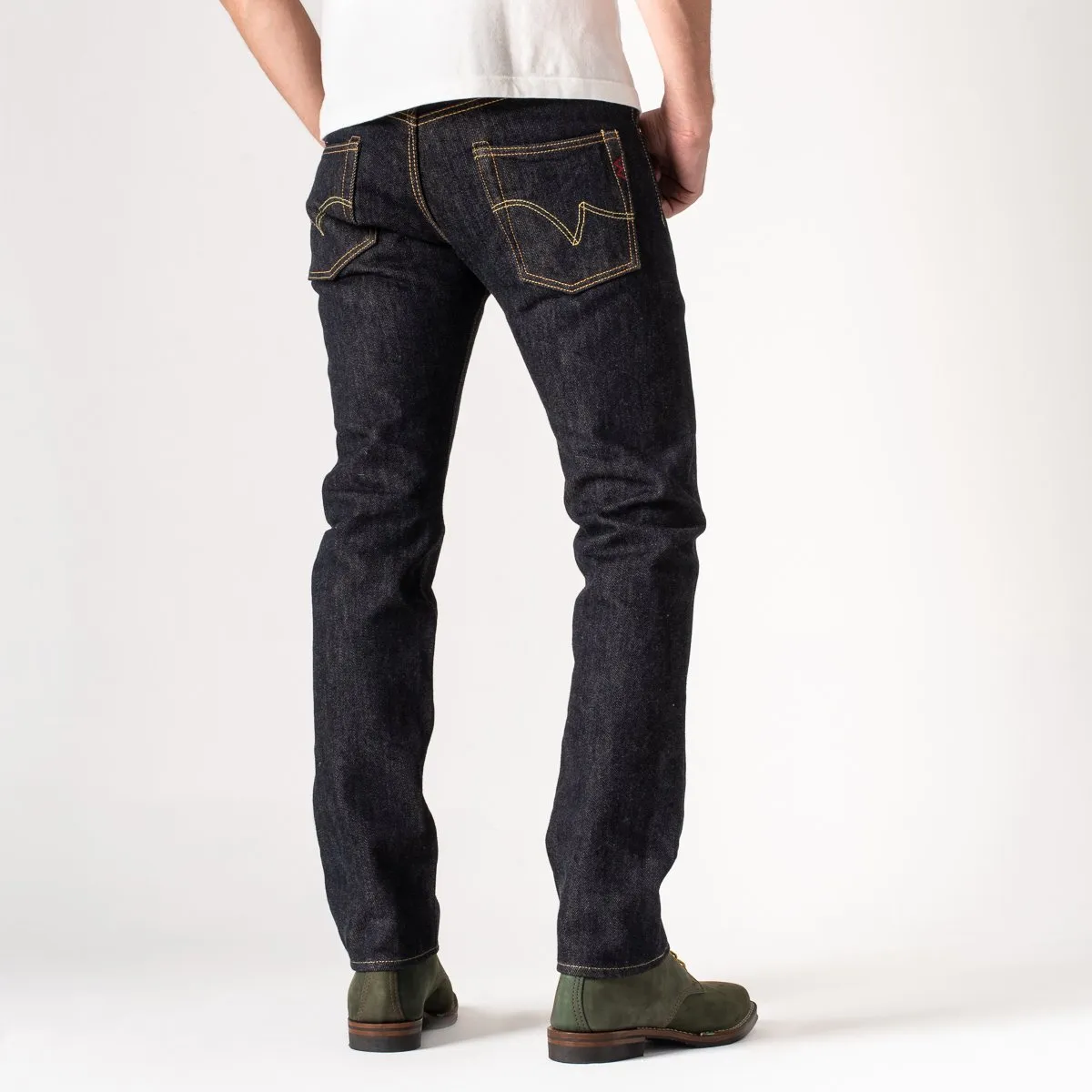21 oz Selvedge Denim Super Slim Tapered Jeans - Indigo IH-777S-21