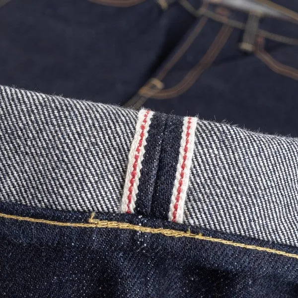21/23oz Ultra Heavy Raw Selvedge Denim Super Slim Cut Jeans - Indigo IH-555S-UHR