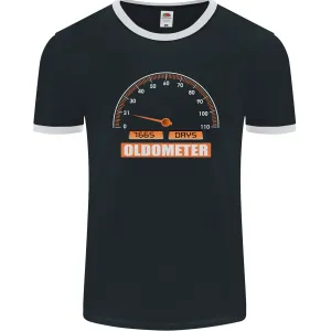 21st Birthday 21 Year Old Ageometer Funny Mens Ringer T-Shirt FotL