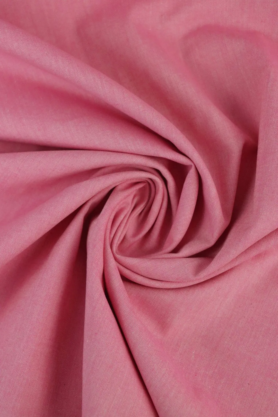 24IN REMNANT; Perfect Pink 100% Cotton Chambray