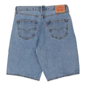 469 Levis Denim Shorts - 34W 12L Blue Cotton
