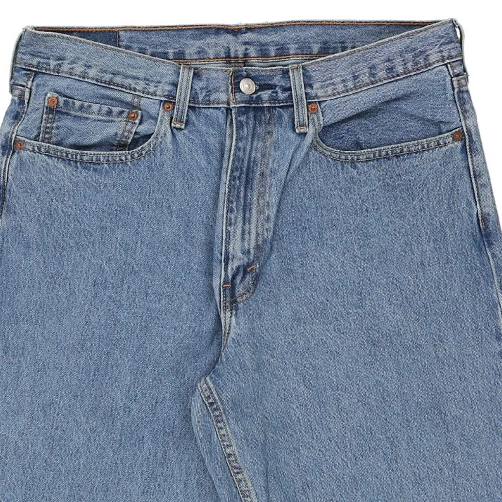 469 Levis Denim Shorts - 34W 12L Blue Cotton