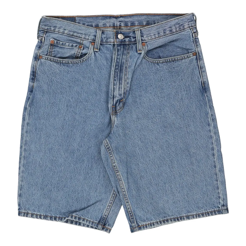 469 Levis Denim Shorts - 34W 12L Blue Cotton