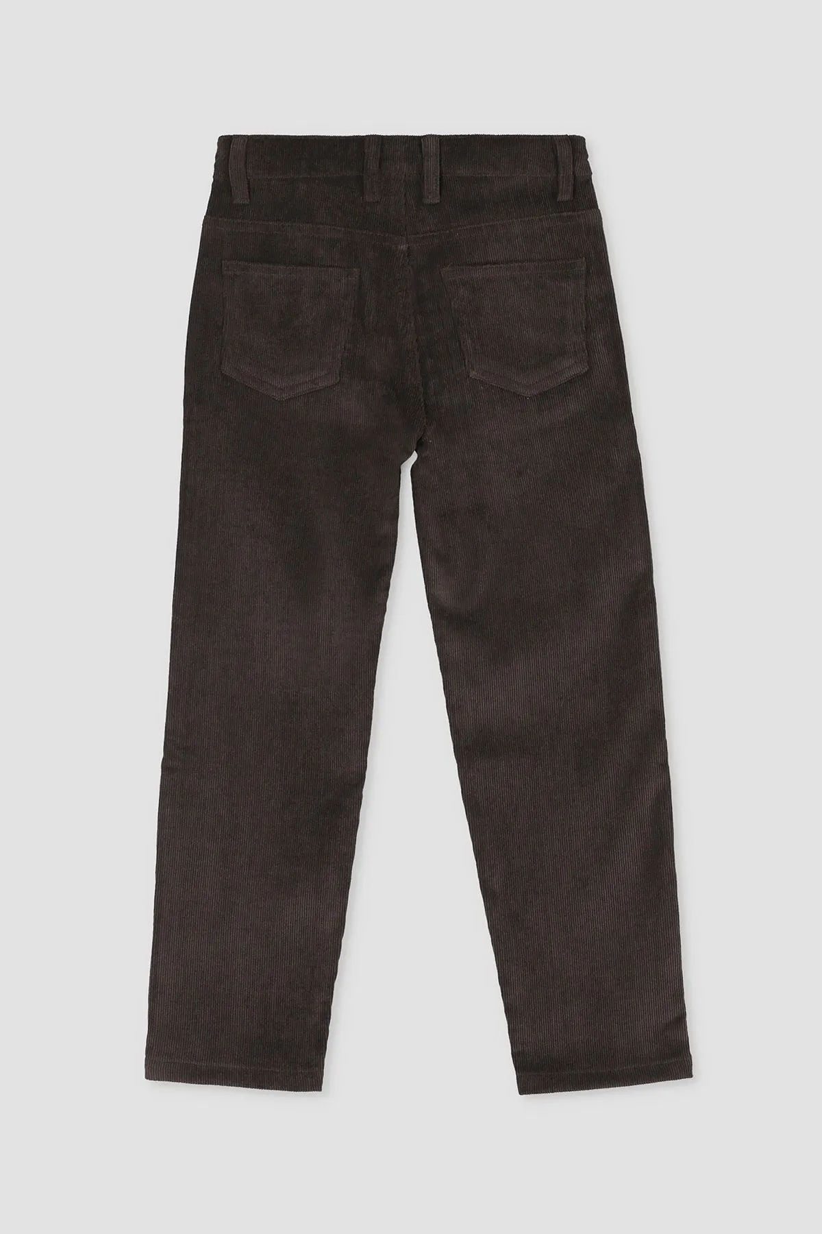 5 Pockets Corduroy Pant For Boy - Brown