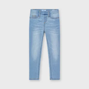 548 Mayoral Girls Bleached Basic Denim Pants