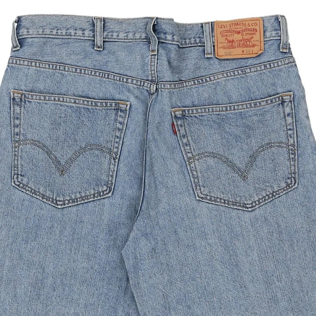550 Levis Denim Shorts - 38W 11L Blue Cotton