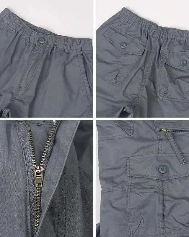 5XL Plus Size Under Knee Outdoor Men's Cargo Shorts