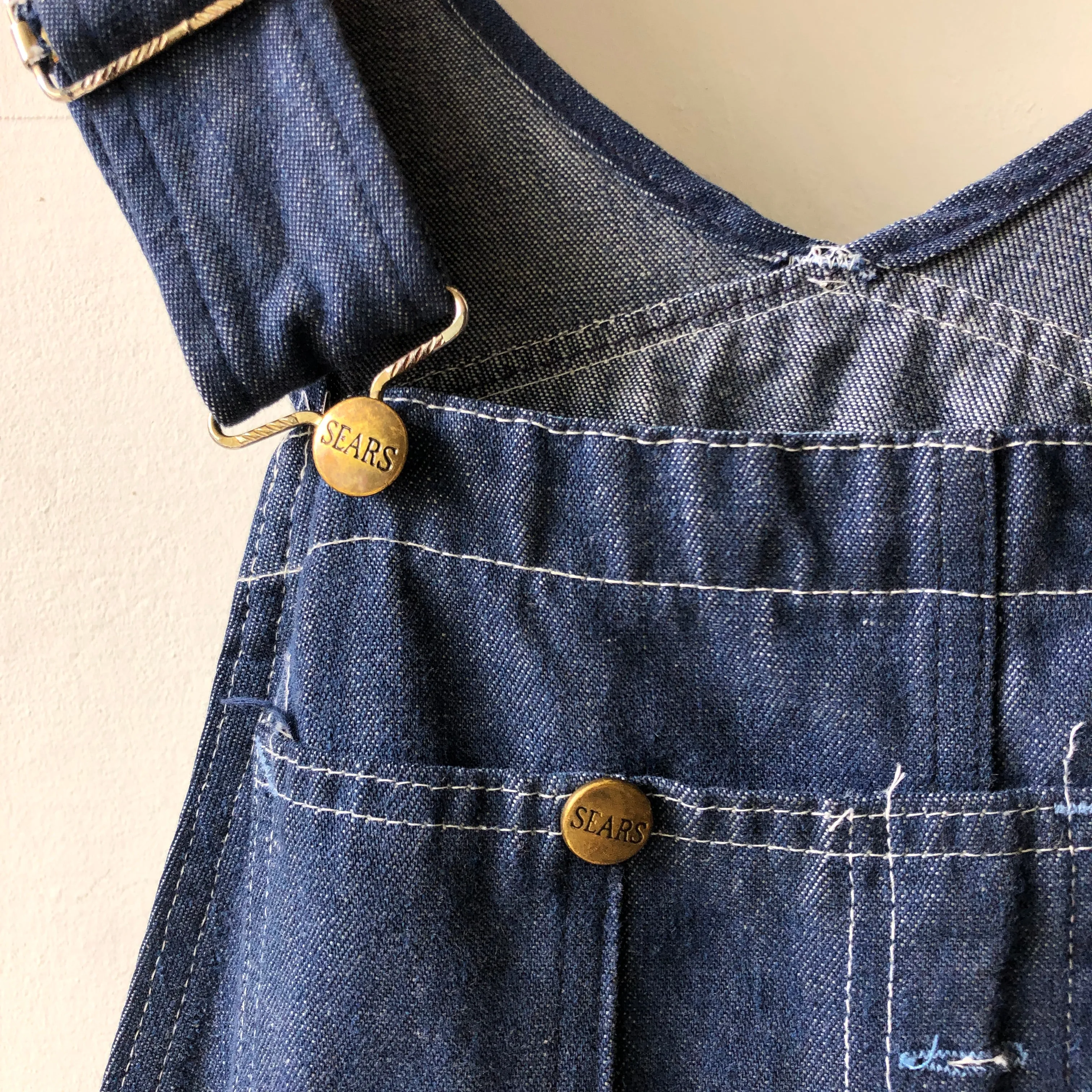 70's Sears Overalls - 30”-32 x 31.5”