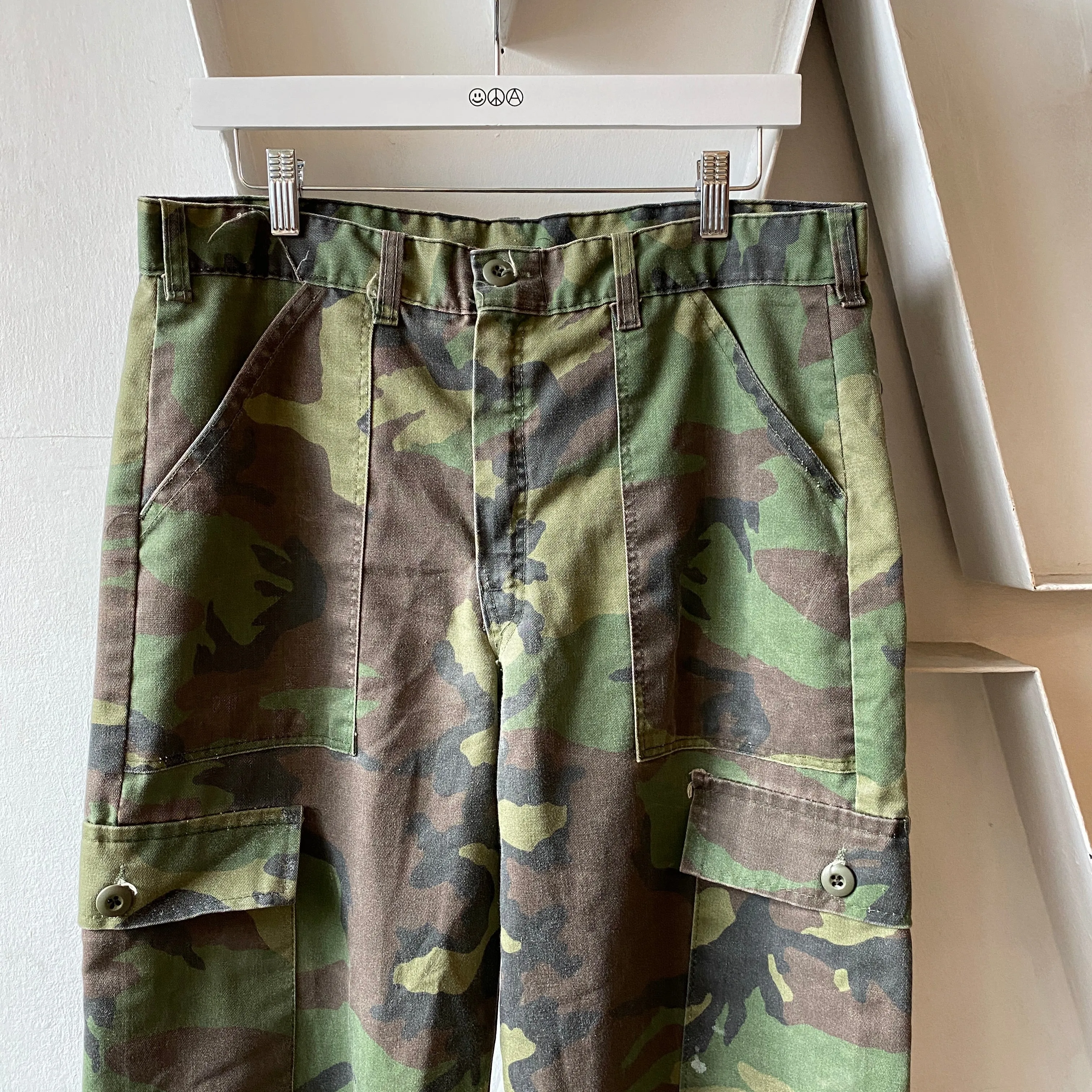 80's Camo Cargos - 34” x 31.5”