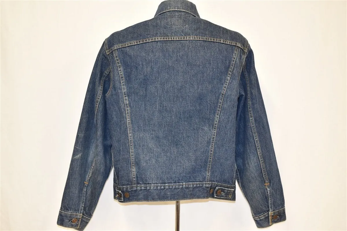 80s Levis Type 3 70505 Trucker Dark Denim Jacket Medium