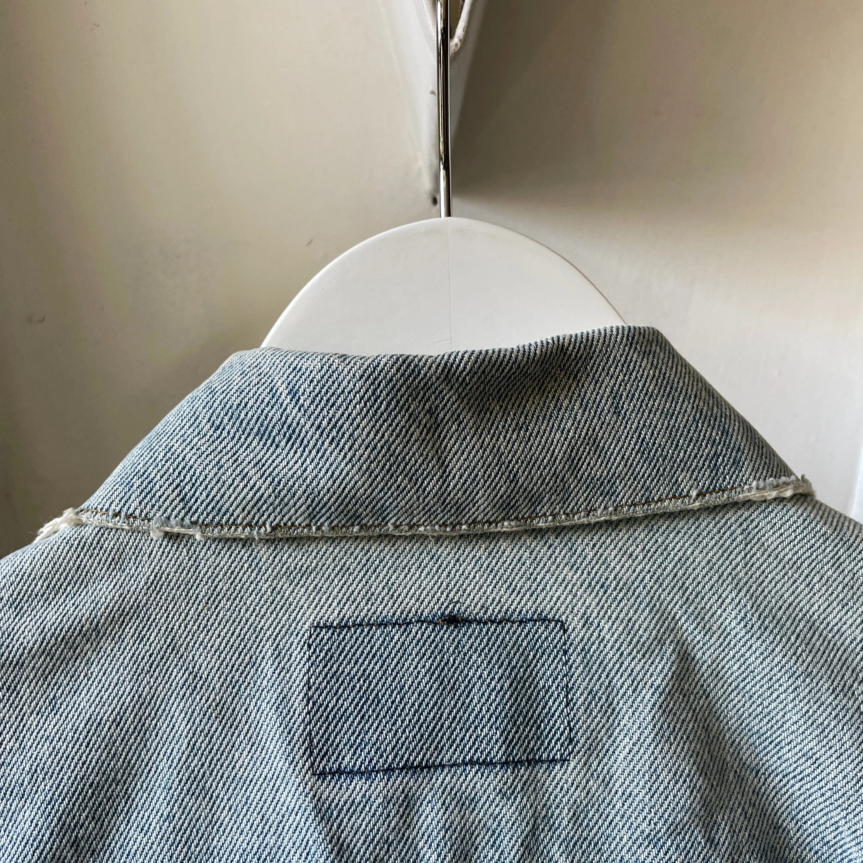 80’s Thrashed Levi’s Trucker - Medium