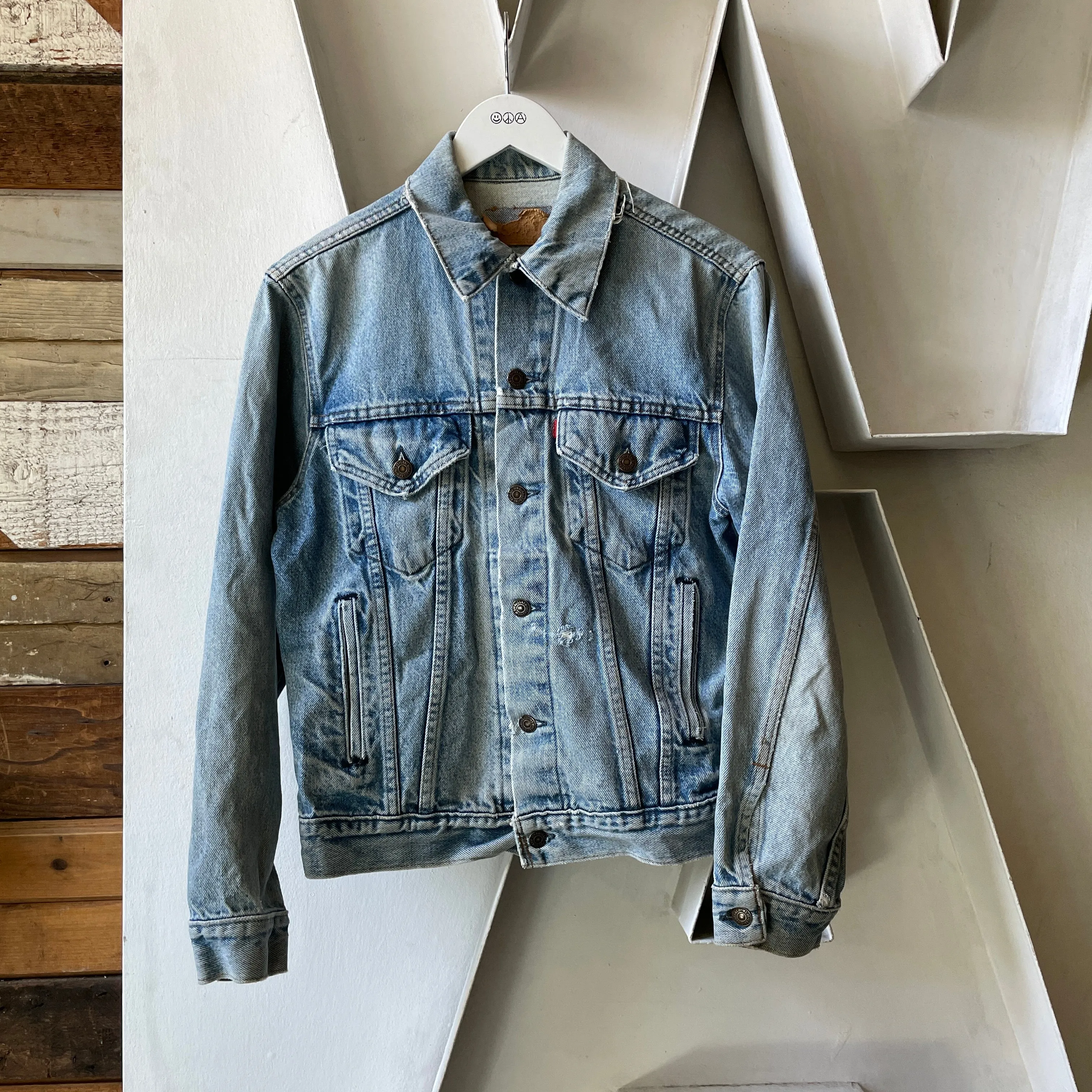 80’s Thrashed Levi’s Trucker - Medium