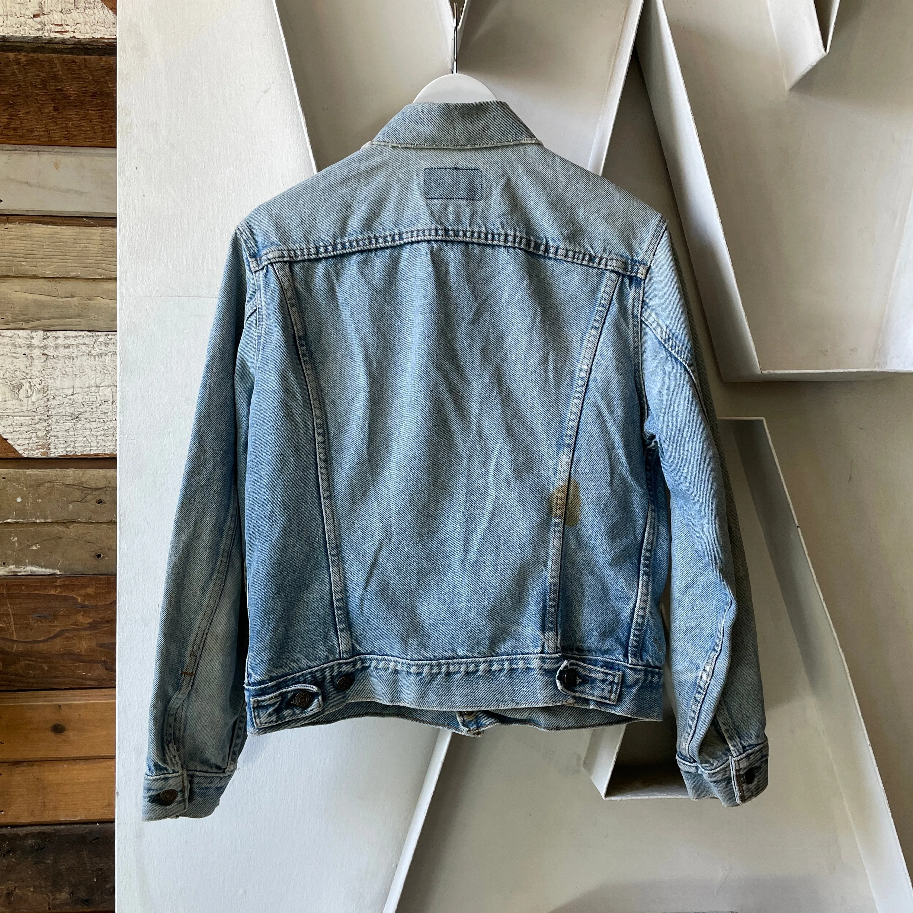 80’s Thrashed Levi’s Trucker - Medium