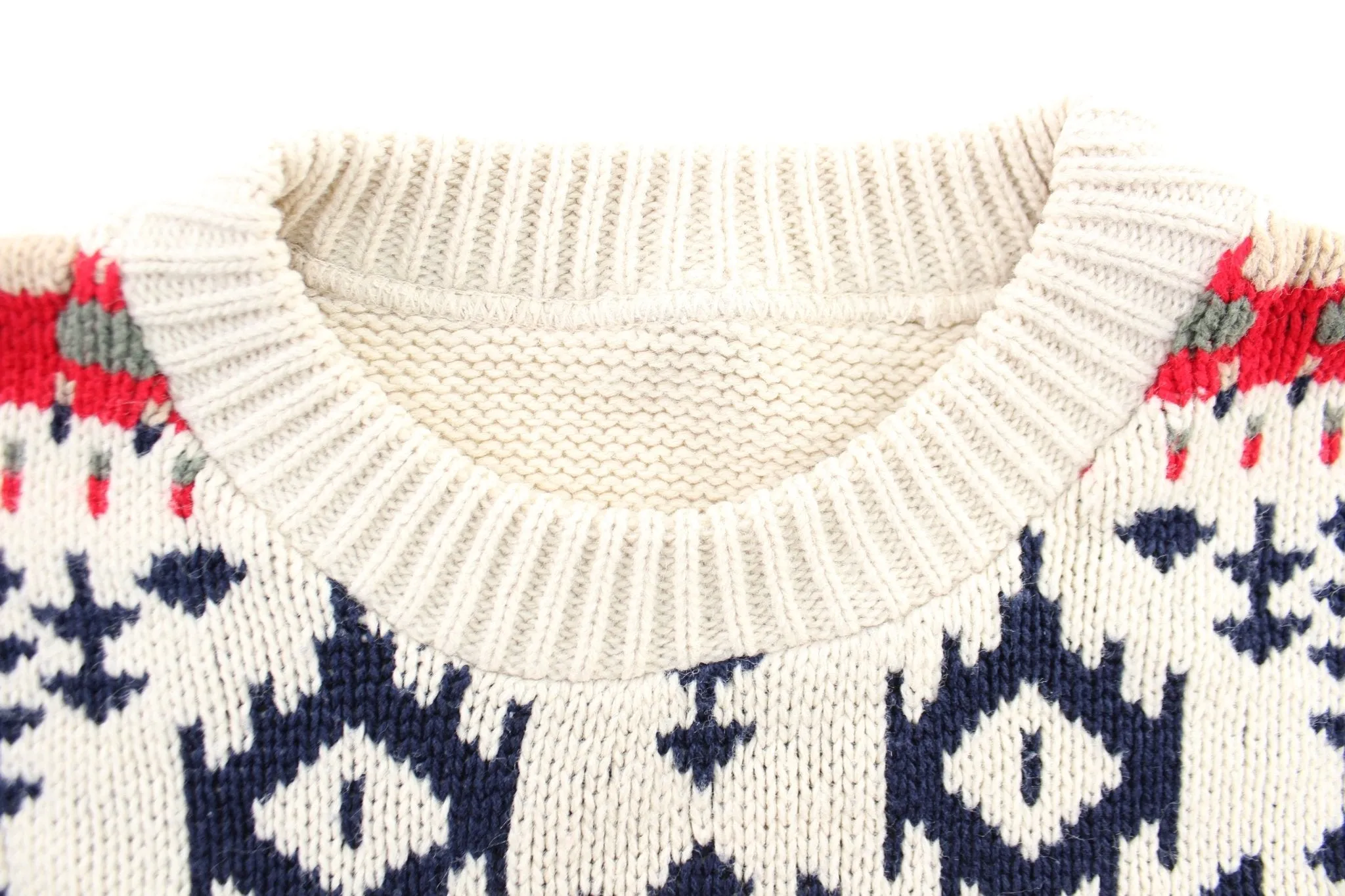 90's Knitted Patterned Sweater