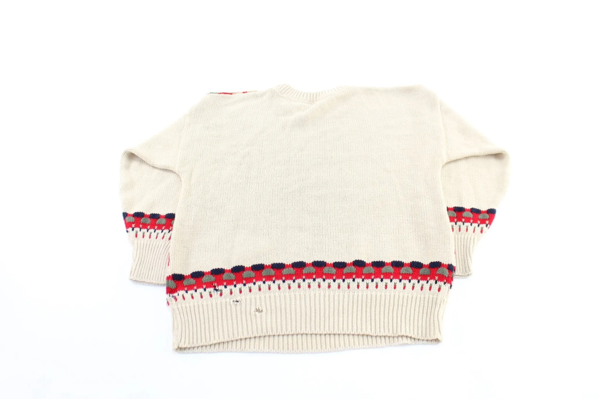90's Knitted Patterned Sweater