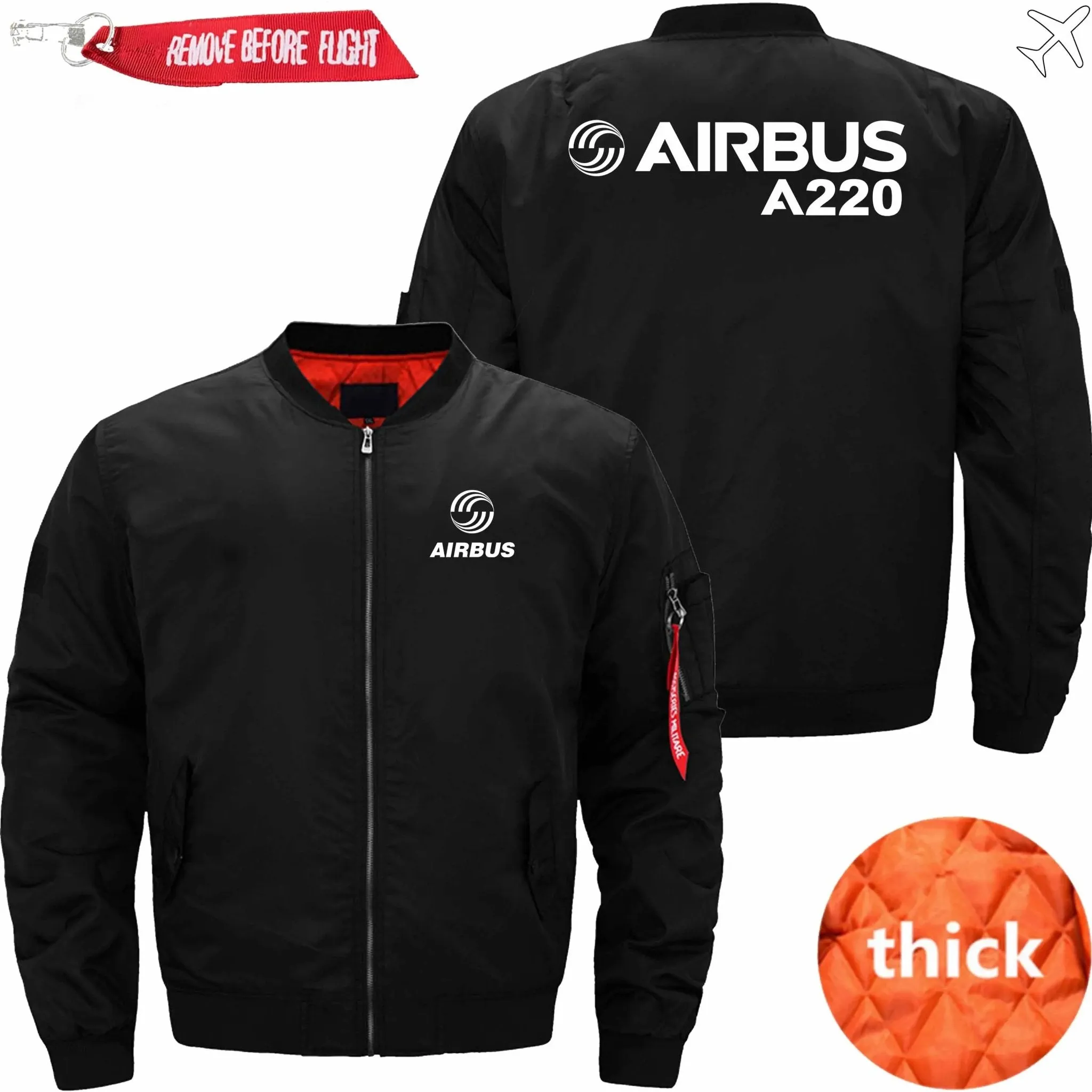A220 BOMBER FLIGHT AVIATOR JACKET