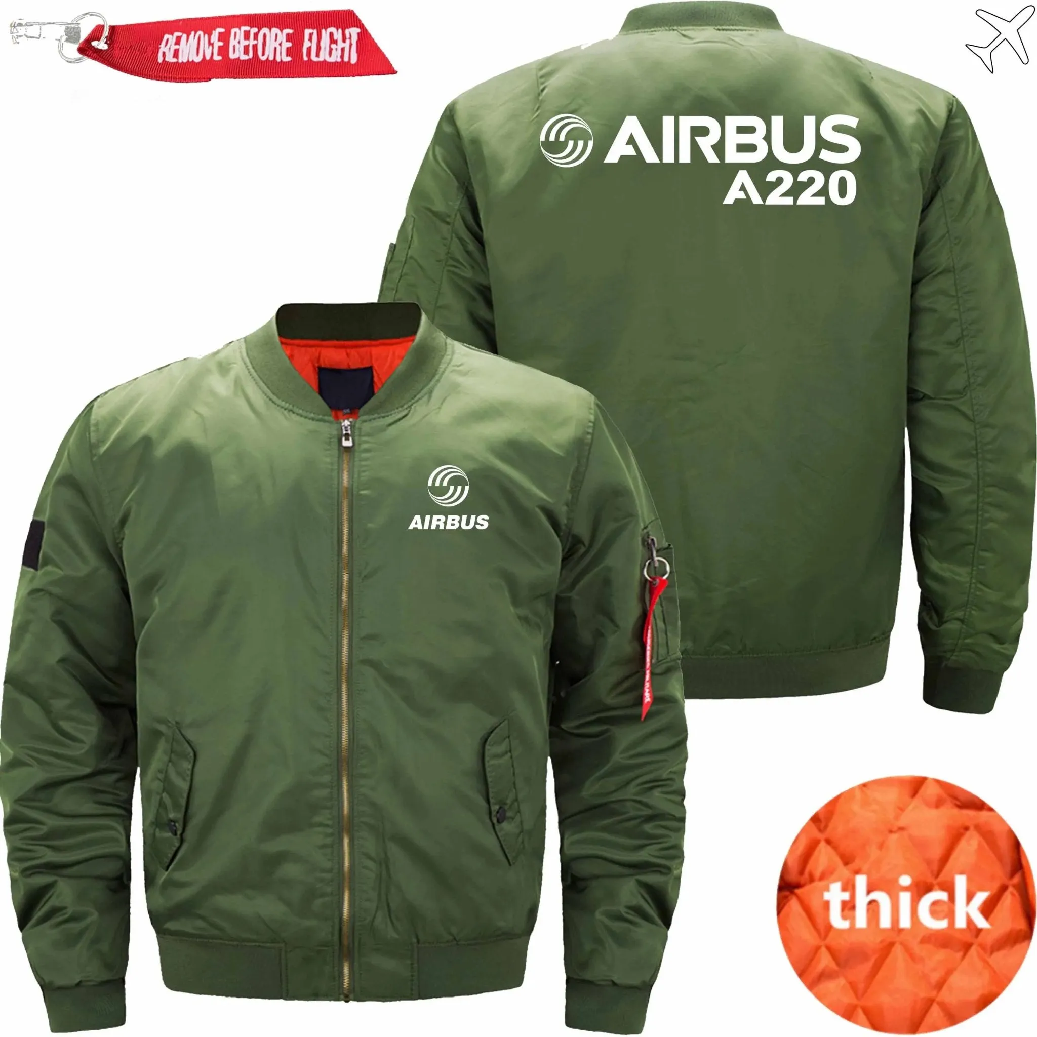 A220 BOMBER FLIGHT AVIATOR JACKET