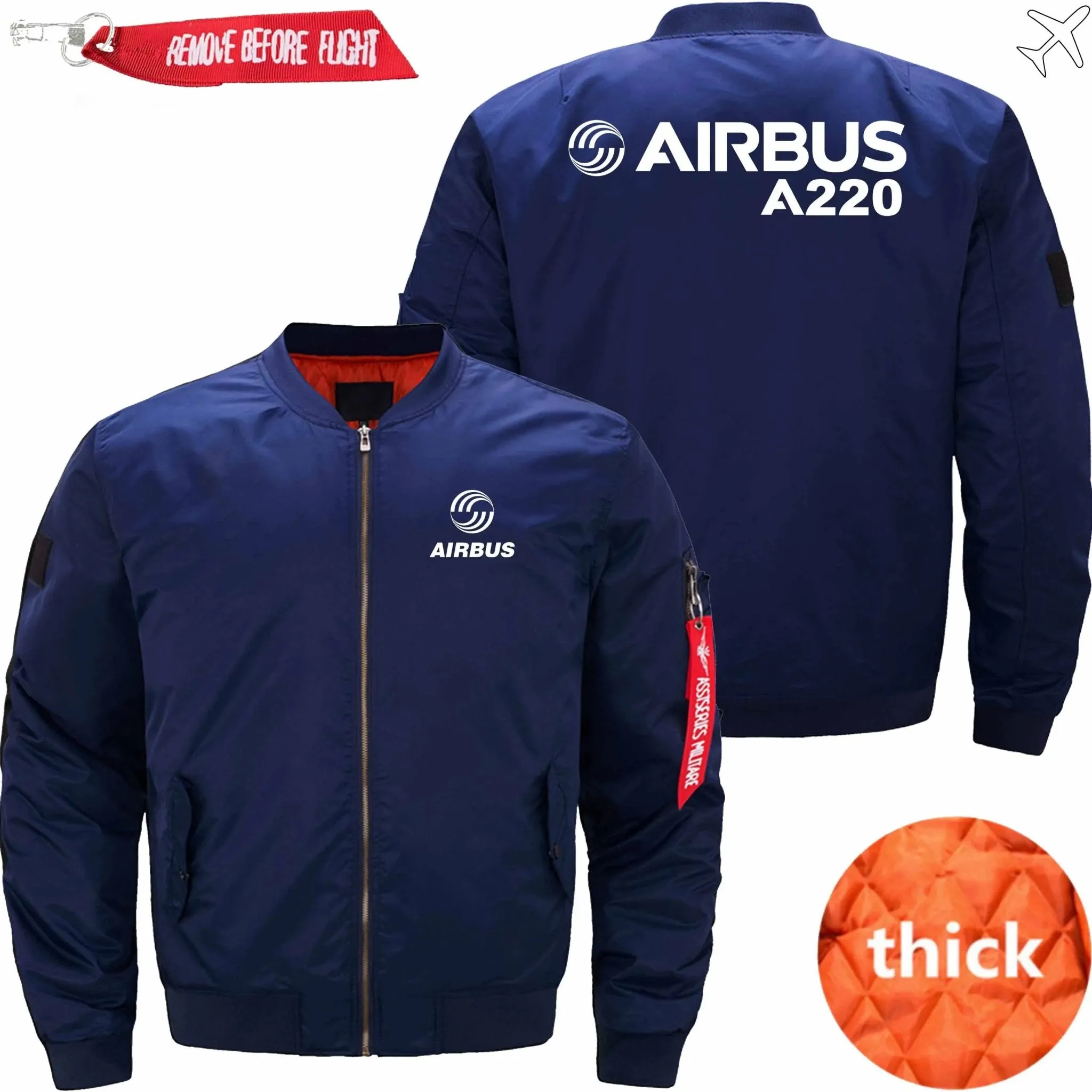 A220 BOMBER FLIGHT AVIATOR JACKET
