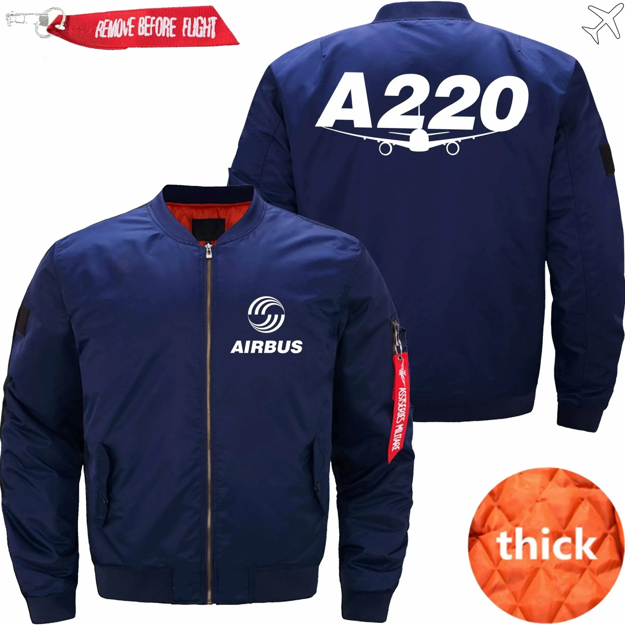 A220 MA-1 BOMBER FLIGHT AVIATOR JACKET