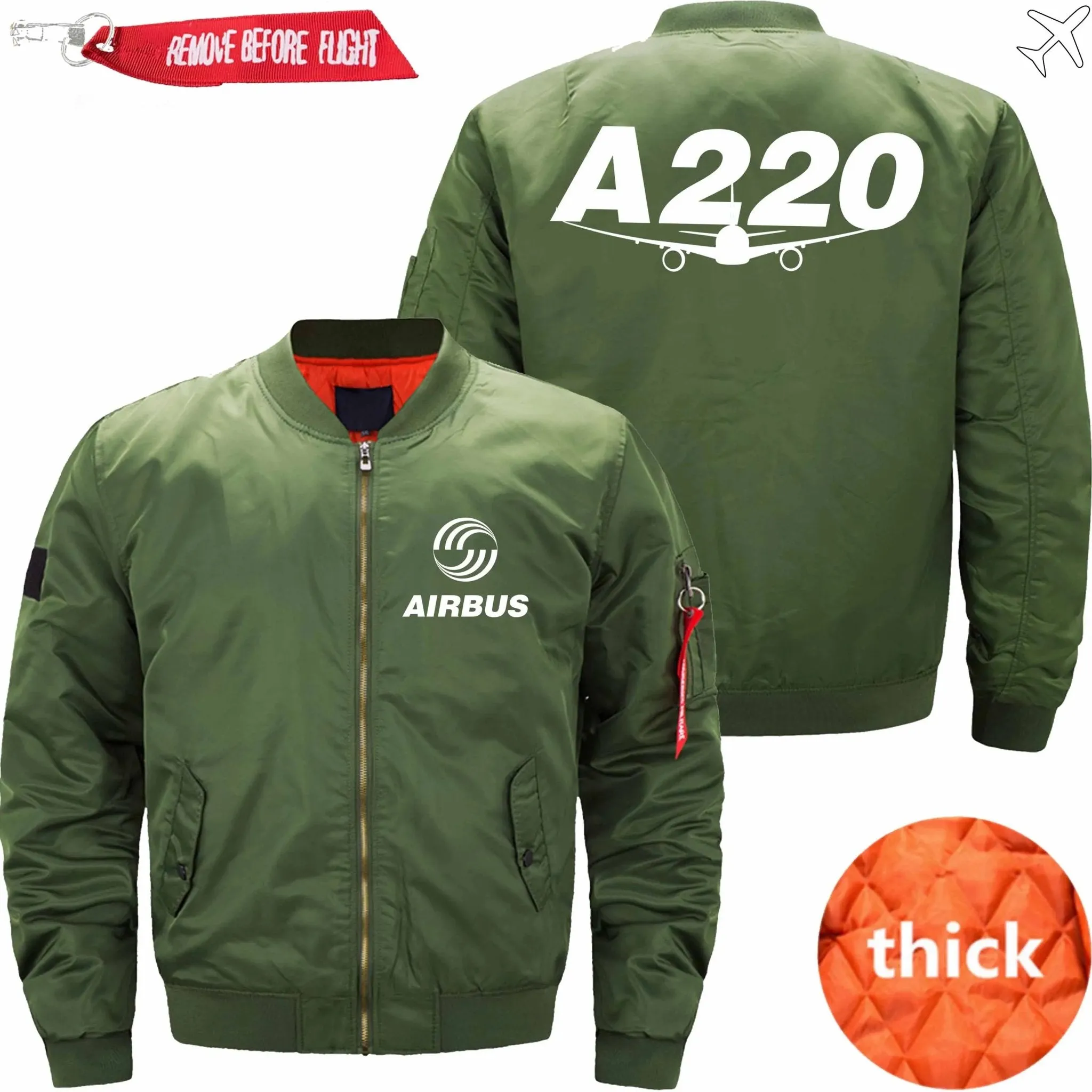 A220 MA-1 BOMBER FLIGHT AVIATOR JACKET