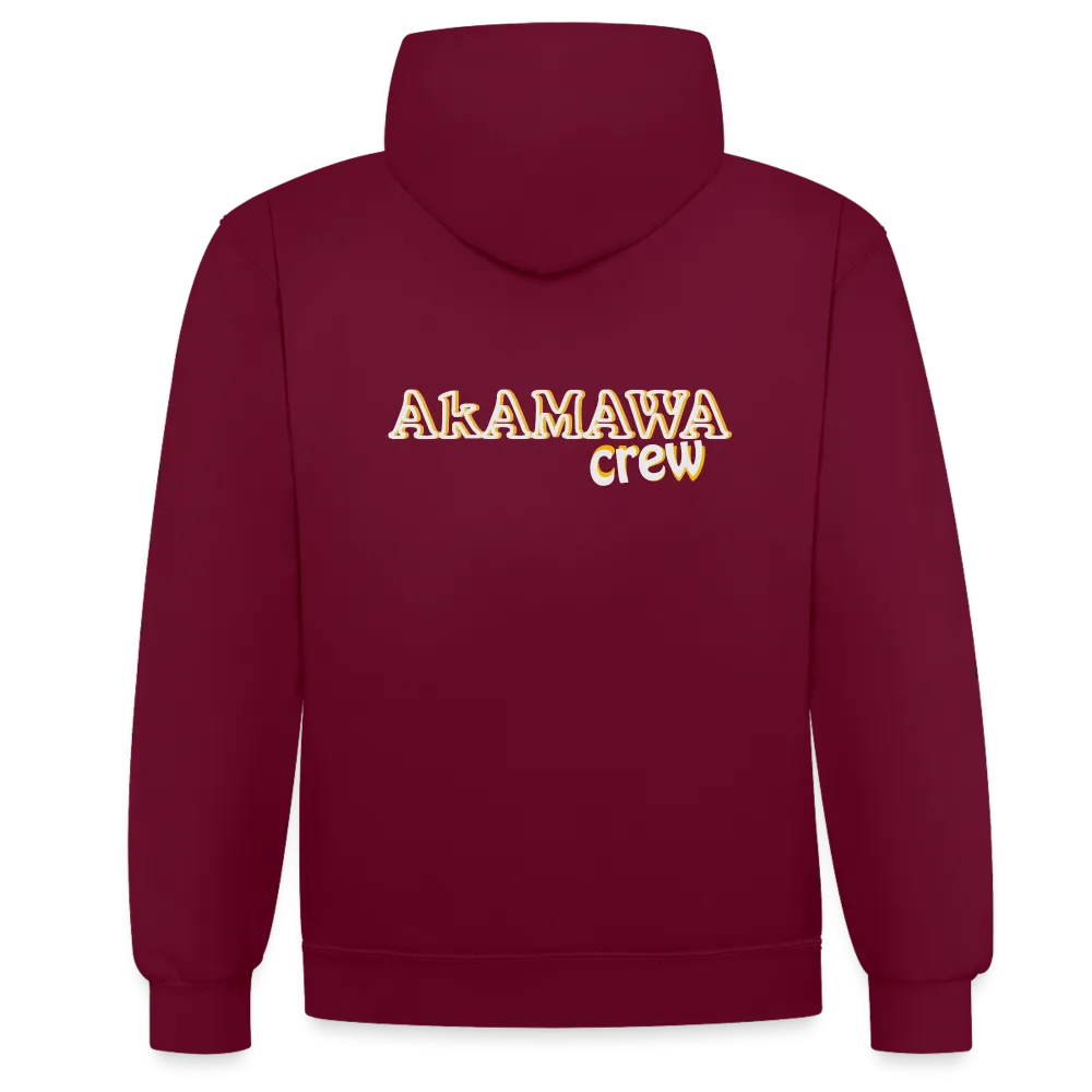 AC10U001  'ROCK ON' Music-hoodie, contrast-colour, Unisex, AkAMAWAcrew