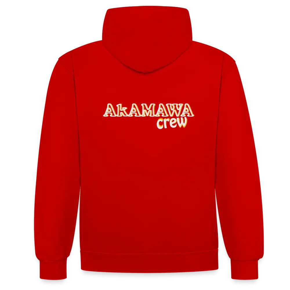 AC10U001  'ROCK ON' Music-hoodie, contrast-colour, Unisex, AkAMAWAcrew