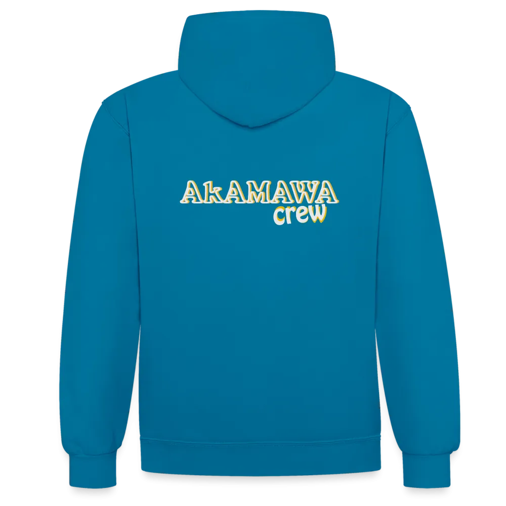 AC10U001  'ROCK ON' Music-hoodie, contrast-colour, Unisex, AkAMAWAcrew
