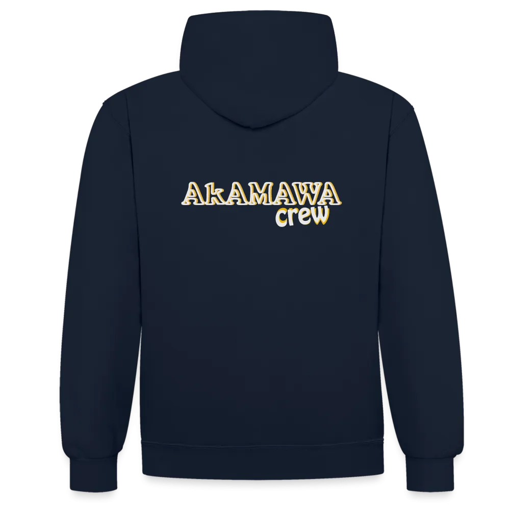 AC10U001  'ROCK ON' Music-hoodie, contrast-colour, Unisex, AkAMAWAcrew