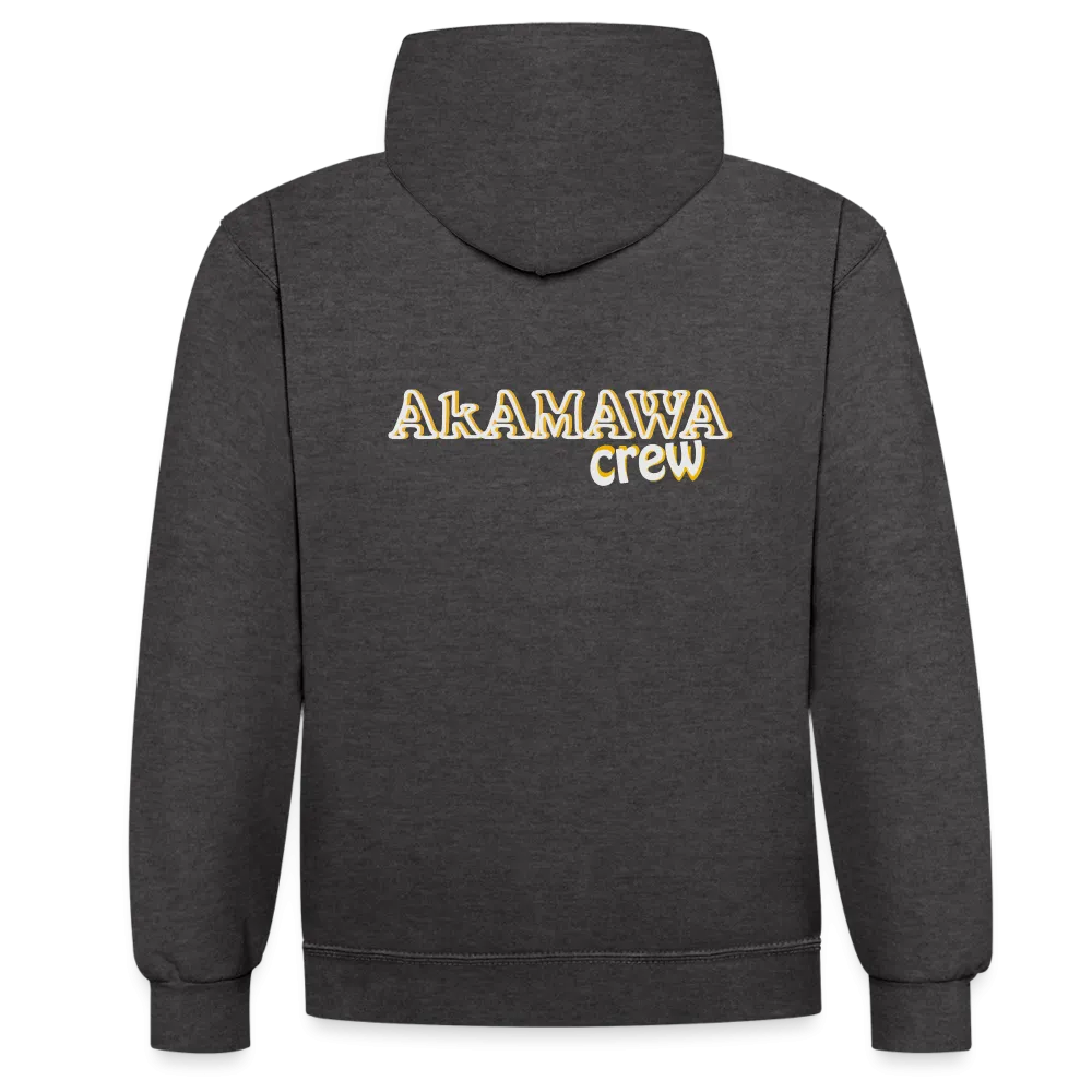 AC10U001  'ROCK ON' Music-hoodie, contrast-colour, Unisex, AkAMAWAcrew
