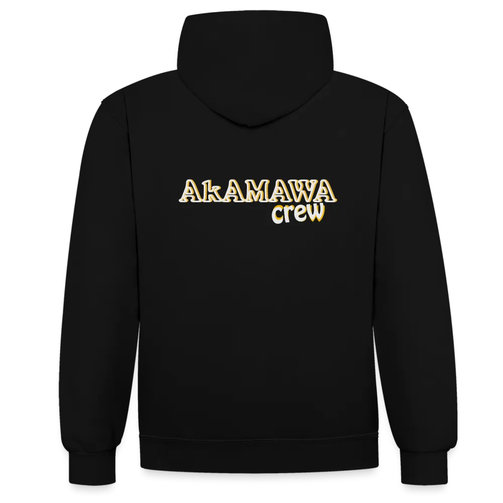 AC10U001  'ROCK ON' Music-hoodie, contrast-colour, Unisex, AkAMAWAcrew