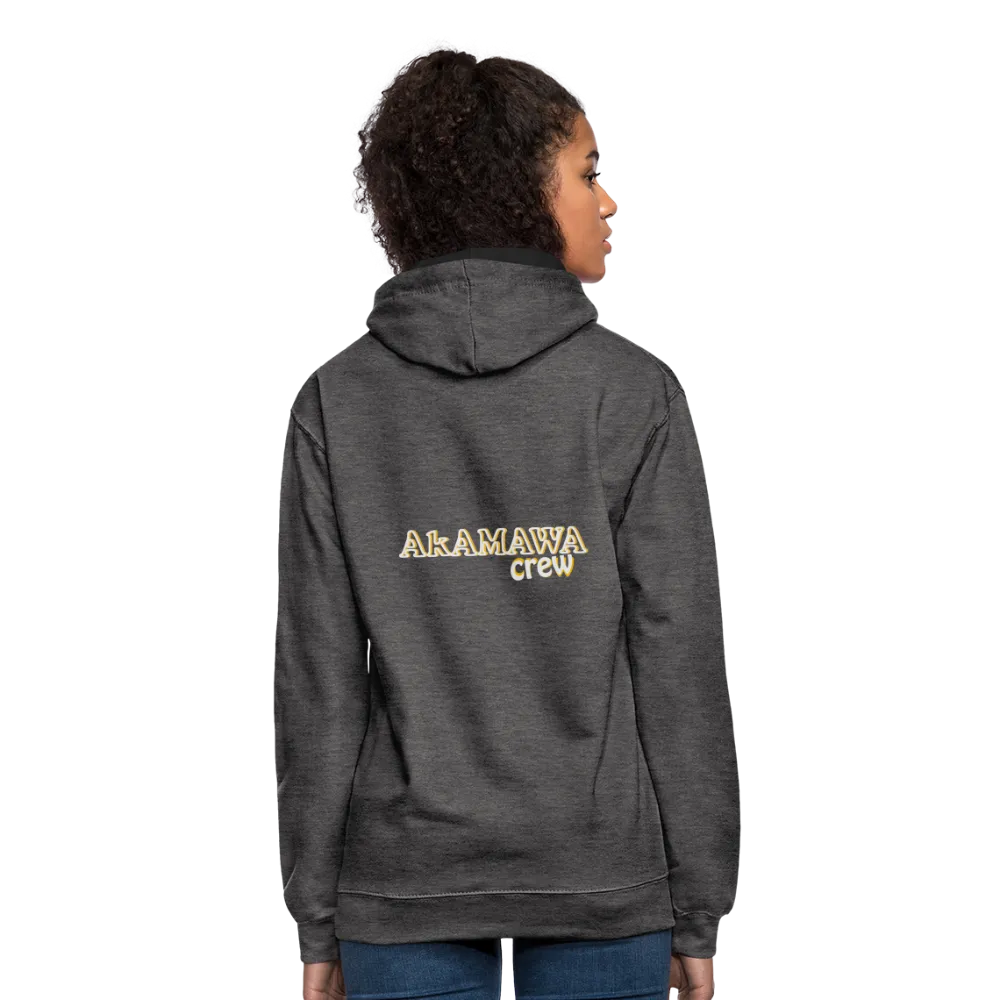 AC10U001  'ROCK ON' Music-hoodie, contrast-colour, Unisex, AkAMAWAcrew