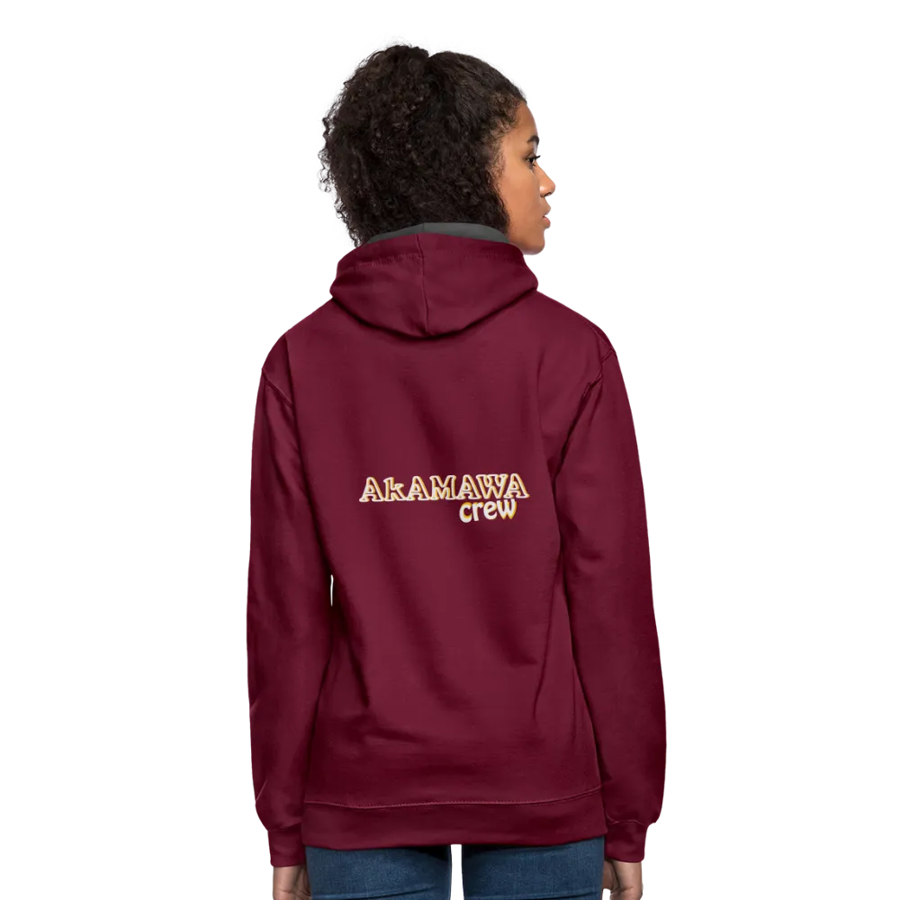 AC10U001  'ROCK ON' Music-hoodie, contrast-colour, Unisex, AkAMAWAcrew