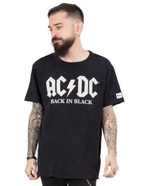 AC/DC Back In Black Unisex Adult T-Shirt - Black