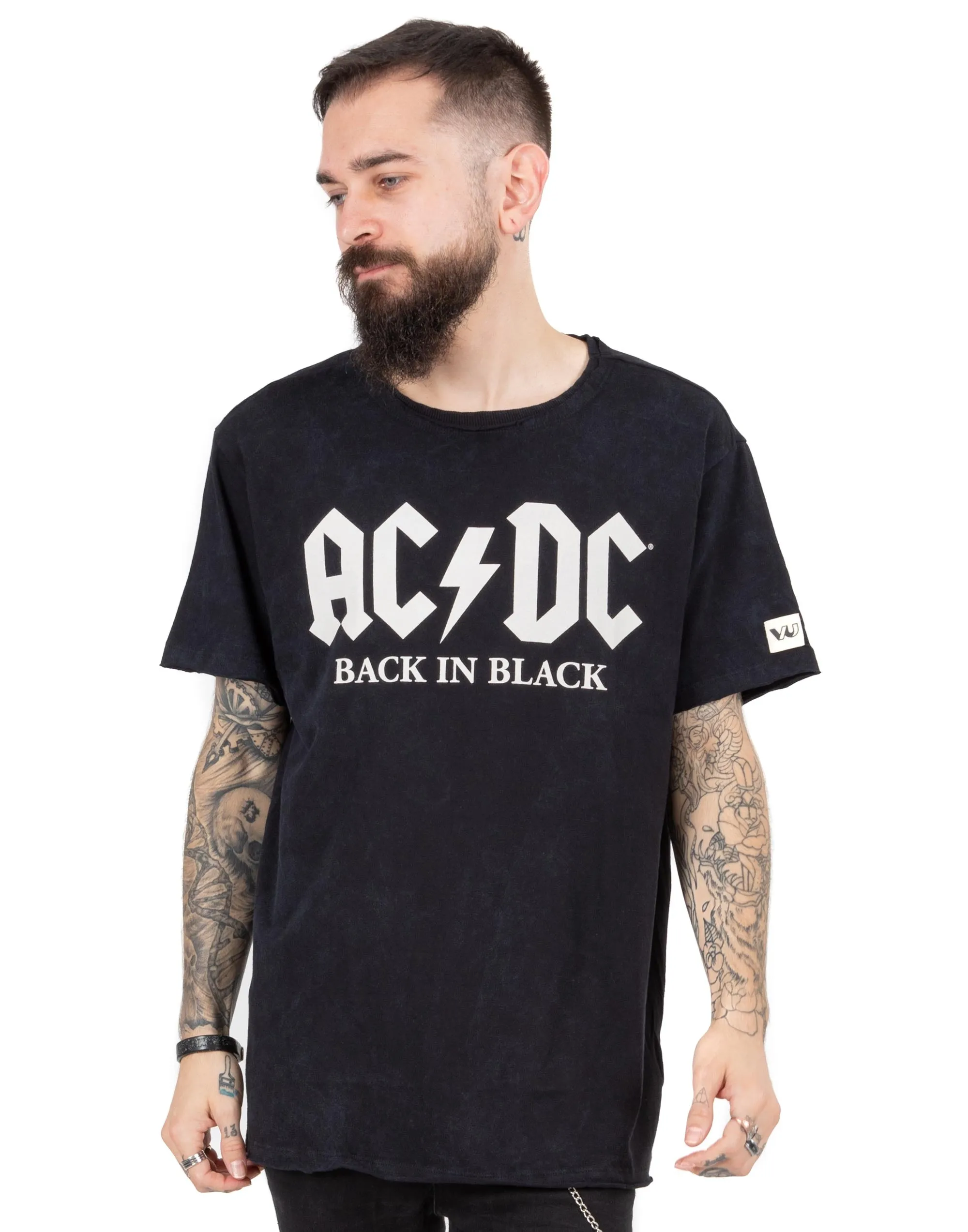 AC/DC Back In Black Unisex Adult T-Shirt - Black
